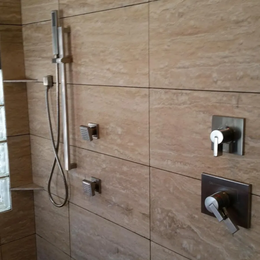 Shower fixture installation for Gas Line Repair in Readington